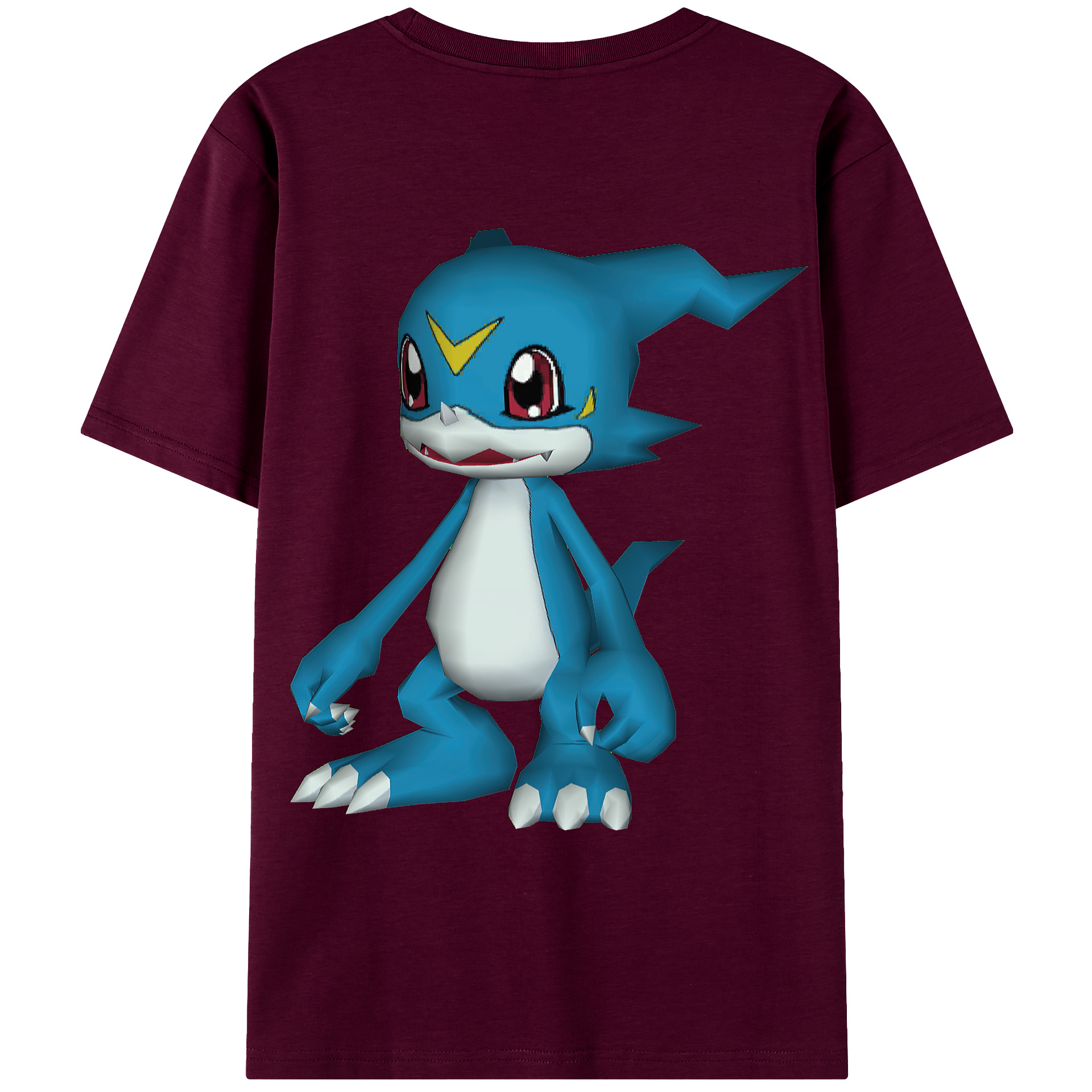（画像用） Digimon デジタルモンスター/デジモン レディース半袖Tシャツ(バックプリント)